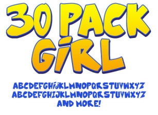 30 Pack Girl Font Download