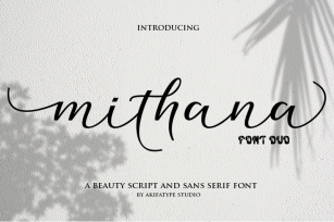 Mithana Font Duo Font Download