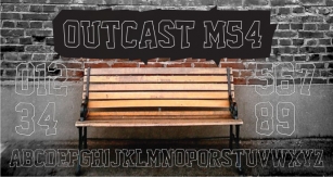 Outcast M54 Font Download
