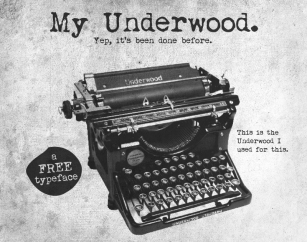 My Underwood Font Download