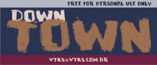 VTKS DOWNTOWN Font Download