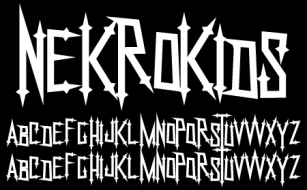 NekroKids Font Download