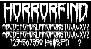 Horrorfind Font Download