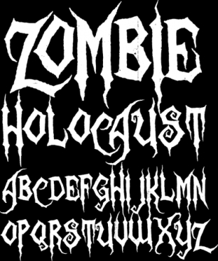 Zombie Holocaus Font Download