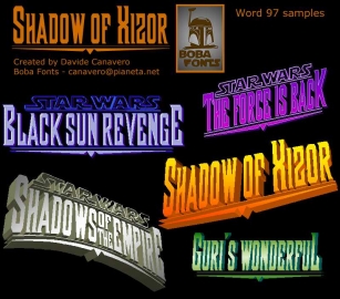 Shadow of Xizor Font Download