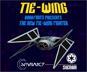 TIE-Wing Font Download