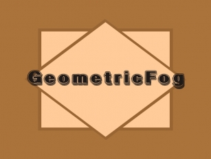 GeometricFog Font Download