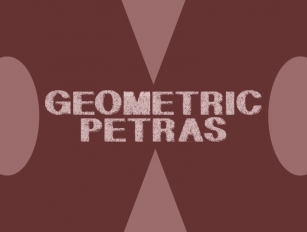 GeometricPetras Font Download