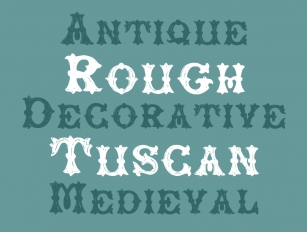 RoughTusca Font Download