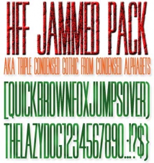 HFF Jammed Pack Font Download