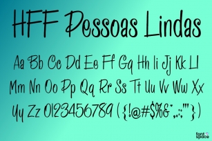 HFF Pessoas Lindas Font Download