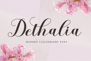 Dethalia Script Font Download