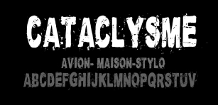 Cataclysme Regular Font Download