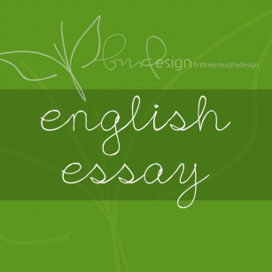 English Essay Font Download