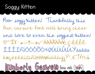 Soggy Kitte Font Download