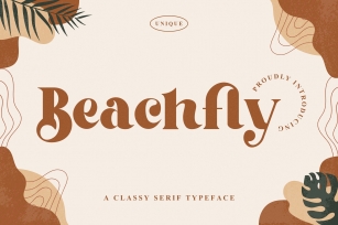 Beachfly - A Classy Serif Typeface Font Download