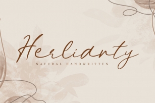Herlianty | Natural Handwritten Font Download