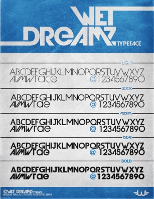 Wet Dreamz Font Download