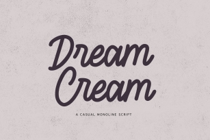 Dream Cream Font Download