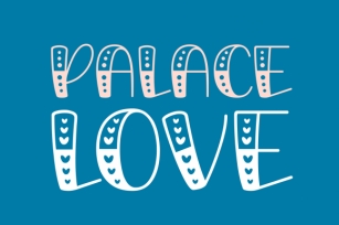 Palace Love Font Download