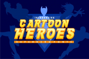 Cartoon Heroes - Super Hero Fonts Font Download