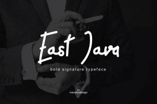 East Java | Bold Signature Font Download