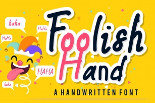 Foolish Hand Font Download