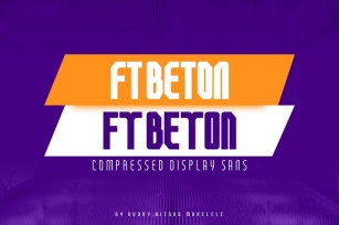FT Beton Compressed Font Download