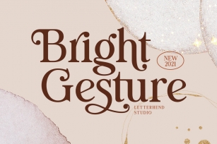 Bright Gesture Font Download