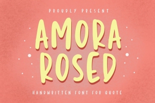 Amora Rosed Font Download