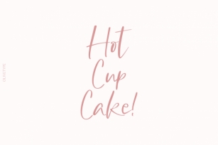 Hot Cup Cake Font Download