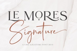 Le Mores Signature Font Download