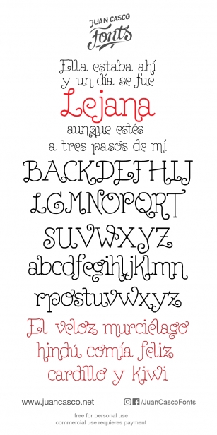 Lejana Font Download