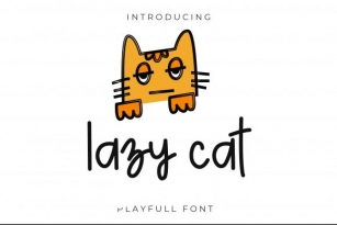 Lazy Cat Font Download