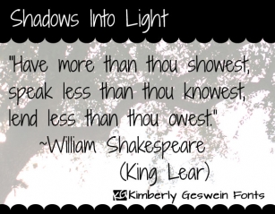Shadows Into Ligh Font Download