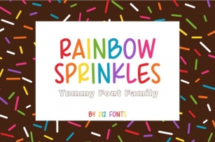 Rainbow Sprinkles Font Download