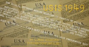 USIS 1949 Font Download