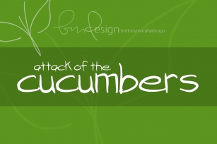 Attack of the cucumbers Font Download