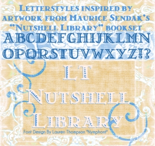 LT Nutshell Library Font Download