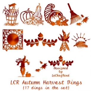 LCR Autumn Harvest Dings Font Download