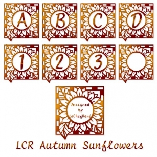 LCR Autumn Sunflowers Font Download