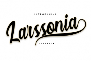 Larssonia Typeface Font Download