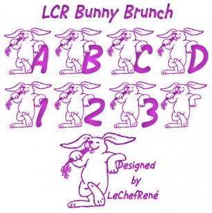 LCR Bunny Brunch Font Download