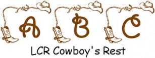 LCR Cowboy's Res Font Download