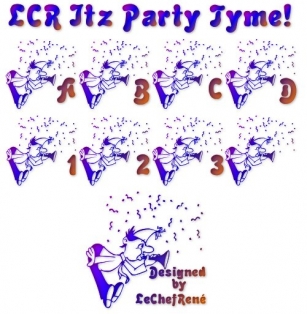 LCR Itz Party Tyme! Font Download