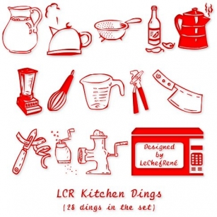 LCR Kitchen Dings Font Download