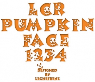 LCR Pumpkin Face Font Download