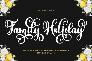 Family Holiday Font Download