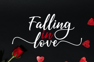 falling in love Font Download