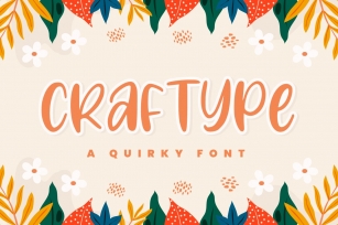Craftype - Playful Display Font Font Download